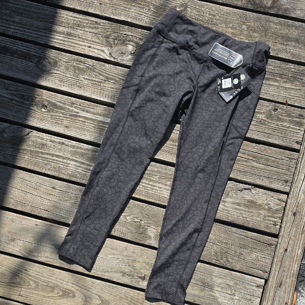 Avia Black Patterned Leggings